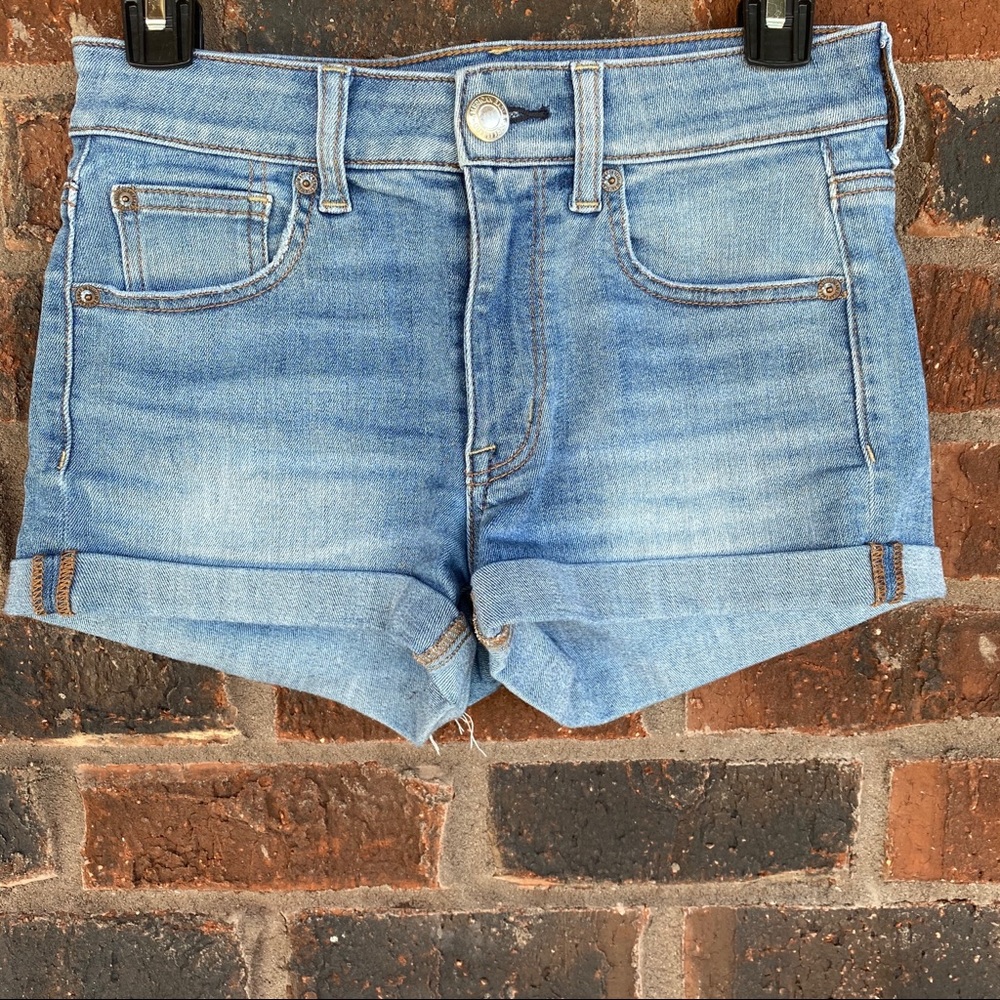 American Eagle Super Super Stretch Hi-Rise Shorts